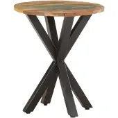 vidaXL Bijzettafel 48x48x56 cm massief gerecycled hout