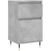 vidaXL Dressoir, betonkleur, 40x35x70 cm, houtvezelplaat