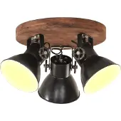 Möbelando vidaXL Wandlamp, industriële stijl, 25W, zwart, 42x27 cm, E27