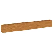vidaXL Verhoogde tuinbak 578x50x69 cm cortenstaal
