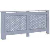 vidaXL Radiatorombouw 172x19x81,5 cm MDF antraciet