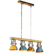 vidaXL Plafondlamp industrieel 25 W E27 111 cm meerkleurig