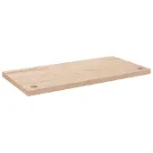 vidaXL Bureaublad 80x40x2,5 cm massief grenenhout