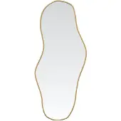 vidaXL Wandspiegel 80x35 cm goudkleurig