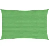 vidaXL Zonnezeil 160 g/m² 3x6 m HDPE lichtgroen