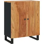 vidaXL Dressoir, 60x33x75 cm, massief acaciahout