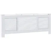 vidaXL Radiatorombouw 205 cm MDF wit