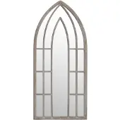 vidaXL Spiegel 70x30 cm ijzer zandkleurig