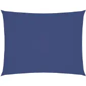 vidaXL Zonnescherm rechthoekig 2,5x4 m oxford stof blauw
