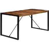 vidaXL Eettafel 160x80x75 cm massief acaciahout
