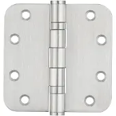 Intergriff Kogelscharnier afgerond 89x89x2,5mm geborsteld RVS (3-pack)
