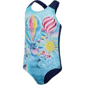Speedo Digital Allover Racerback SportbadpakKinderen - Maat 98