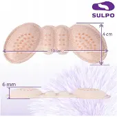 Sulpo Zachte Hielkussens voor Te Grote Schoenen - 7mm Dik