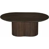 Giga Meubel Salontafel Ava Ovaal Walnoot 90cm