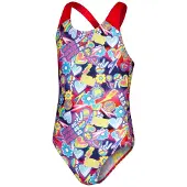 Speedo Digital Allover Splashback Zwempak Veelkleurig 9-10 Years Meisje