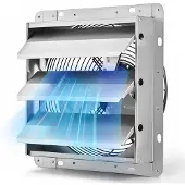 Vevor 269mm afzuigventilator met lamellen