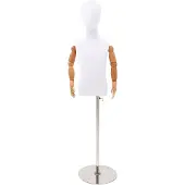 vidaXL Verstelbare 120-150 cm Mannequin met Basis Uniseks PP Wit