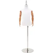 vidaXL Verstelbare 120-150 cm Mannequin met Basis Uniseks PP Wit