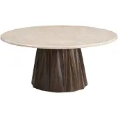 Giga Meubel Salontafel Faiza Marmer Beige Rond Ø90cm