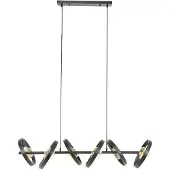 Nest of Nora Eetkamerlamp 6-lichts Envi - Industrieel design - Charcoal
