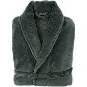 Zest Badjas Flanel fleece S/M Antraciet