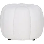 Nest of Nora Ronde poef - Ø48x38 cm - Off-White