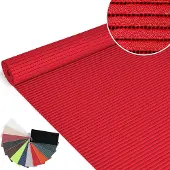 ANRO Badmat Vuurrood 130x400cm Antislip Douchemat Afwasbaar Sneldrogend