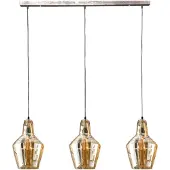 Nest of Nora Hanglamp - 3 lichts eetkamperlamp - Oud zilver