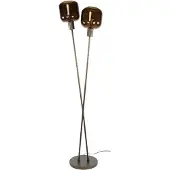 Nest of Nora Vloerlamp 2-lichts Nari - E27 fitting - Bruin