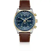 BOSS Skytraveller Pro horloge met blauwe wijzerplaat en saffierkristal