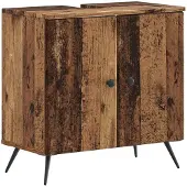 vidaXL Wastafelmeubel BREDA, gerecycled hout, 59,5 x 31,5 x 59 cm