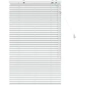 vidaXL Venetiaanse jaloezie Wit 90 x 130 cm 35 mm