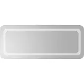 vidaXL LED Badkamerspiegel Transparant 100 x 40 cm gehard glas