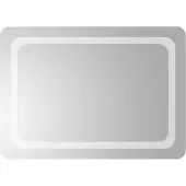 vidaXL LED Badkamerspiegel Transparant 70 x 50 cm gehard glas