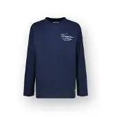 Vingino Jongens T-shirt Icon-basic-LS Jongen Blauw 104