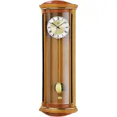 AMS 5080/9 - Klok - Hout - 26x82 cm - Bruin