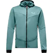 Salewa - Sella Crevasse Hooded Jacket - Fleecevest 50, turkoois
