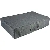 Duvo+ duvoplus Duratex Hondenmatras - Orthopedisch Hondenkussen met Springveren - Afneembare Hoes & Anti-slip - S 60x40x14cm - Donkergrijs