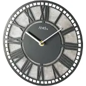AMS Klok -Romeinse cijfers -GRIJS - T1233