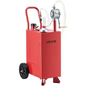 Vevor 56,8L Brandstoftrolley Mobiel Tanksysteem met Handpomp