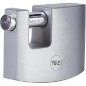 Yale Y124B/60/110/1 hangslot 60 mm zilver sleutelslot