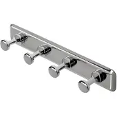 Geesa Serie 5000 kapstokje met 4 haken Chroom