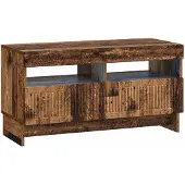 vidaXL LED tv-meubel ALKMAAR 81 x 35 x 43 cm Oud hout Bewerkt hout
