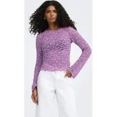 ONLY Onllollie l/s lace top cs jrs