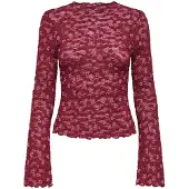ONLY Onllollie l/s lace top cs jrs