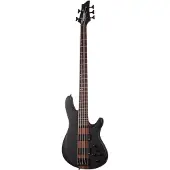 Schecter Charles Berthoud CB-5 See-Thru Black Satin 5-snarige elektrische basgitaar