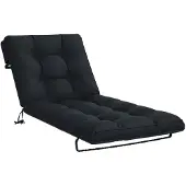 vidaXL Ligstoel Kussen VIANEN 100% Polyester Donkerblauw