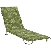 vidaXL Ligstoel Kussen GEMERT 100% Polyester Blad Design