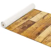 ANRO Badmat Houtlook Bruin 65x120cm Antislip Douchemat Afwasbaar Sneldrogend