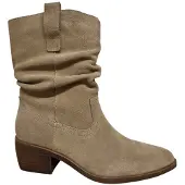 Monshoe 8.16.12 Enkellaarzen | Maat 39 Dames Beige